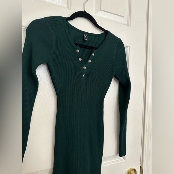 Windsor Long Sleeve Ribbed Mini Dress - Picture 2 of 4